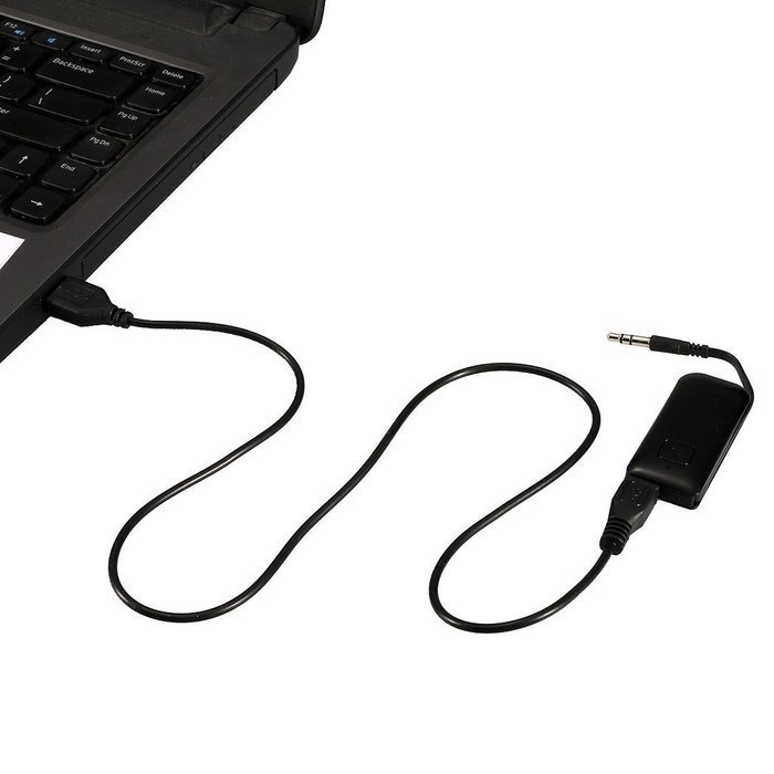 eshion Wireless Portable USB Bluetooth Stereo Transmitter for TV, Desktop Black