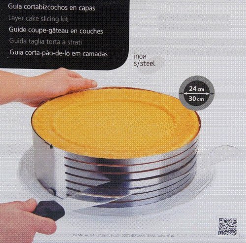 Chris's Home Retractable Stainless Steel Circle Mousse Ring Baking Tool Set Cake Mould Mold Size Adjustable 24... N4