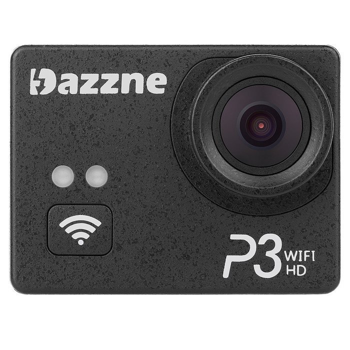 Dazzne P3 WiFi 1080P Waterproof Professional HD Action Sports Camera with 170 Degree Wide Angle Lens Ambarella... N2