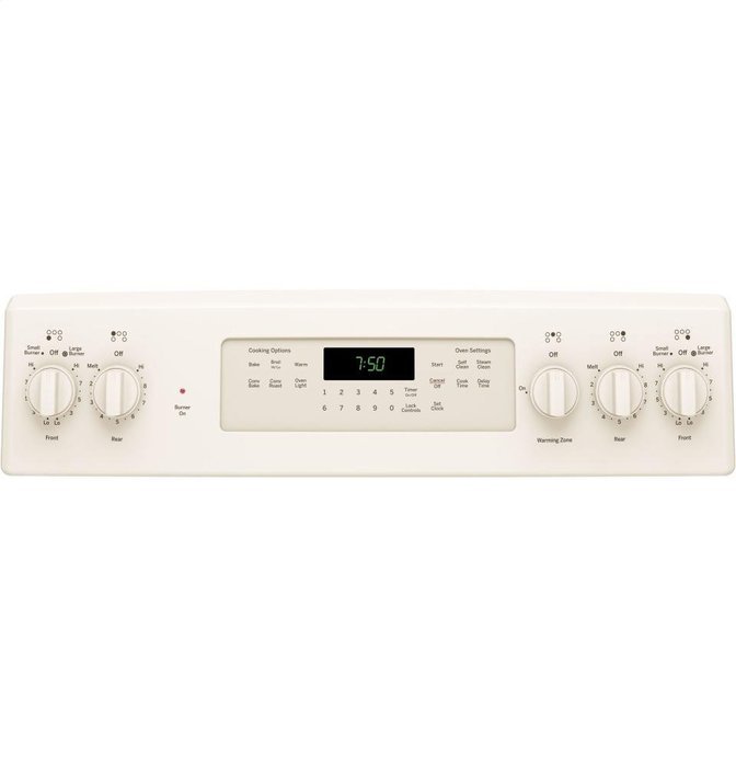 GE JB750DJCC 30" Bisque Electric Smoothtop Range - Convection
