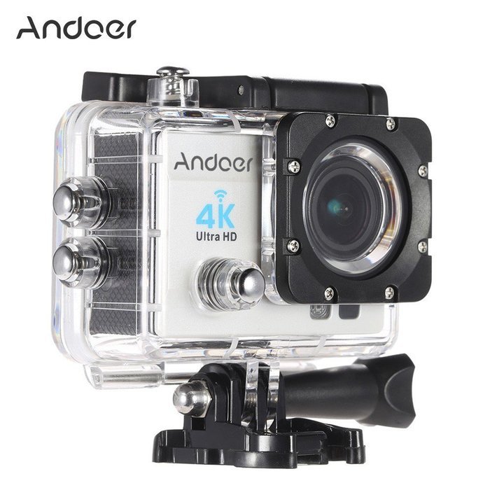 Andoer&reg; Camera 2" Ultra-HD LCD 4K 25FPS Full HD 1080P 60FPS Action Video camera Wifi Cam 16MP 170&deg; Wide-Angle... N4
