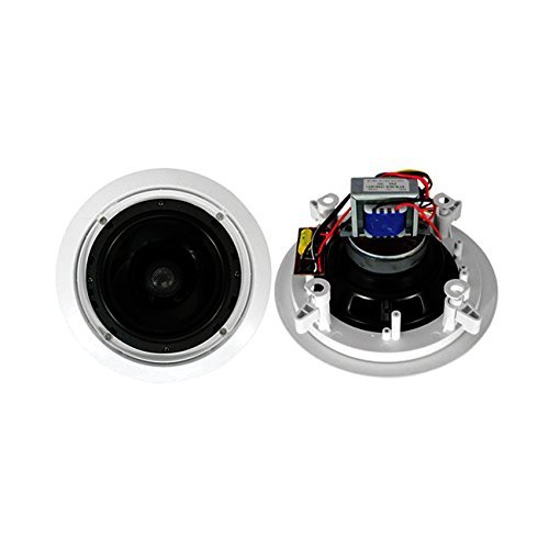 6. 5'' Two-Way In-Ceiling Speakers w/70V Transformer