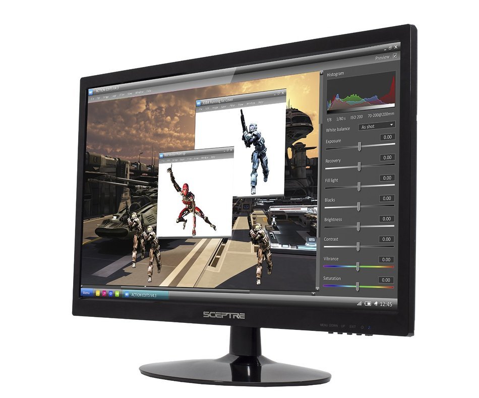 Sceptre E series E205W-1600 V1 20" Screen LED-Lit Monitor N2