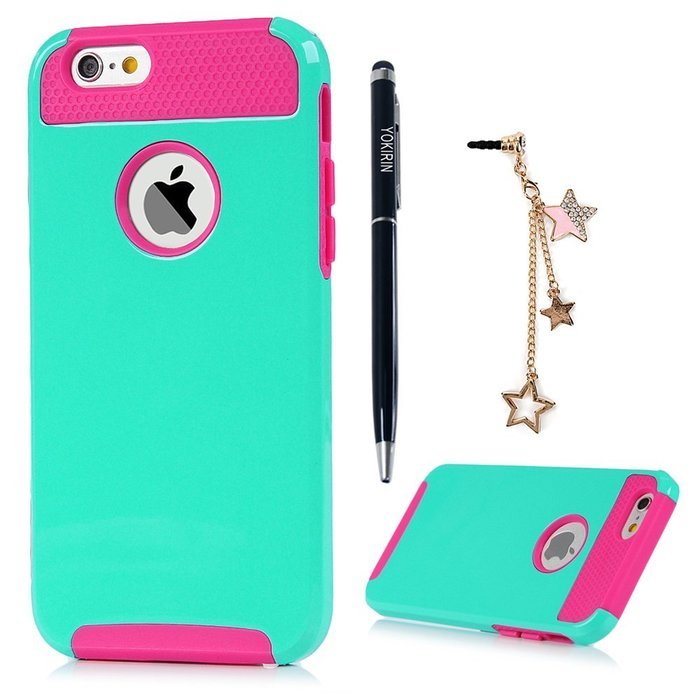 iPhone 6 Case, iPhone 6S Case (4.7"), YOKIRIN 2 in 1 Hybrid Heavy Duty Dual Layer Hard PC Back Soft TPU Bumper... N12