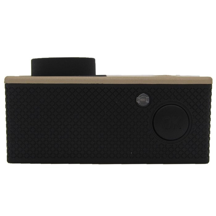 Unitesoul SPV-1 WiFi HD Action Sports Camera 2.0 4K 25FPS 1080P 60FPS 170 Degree Wide-Lens waterproof ，Gold N3