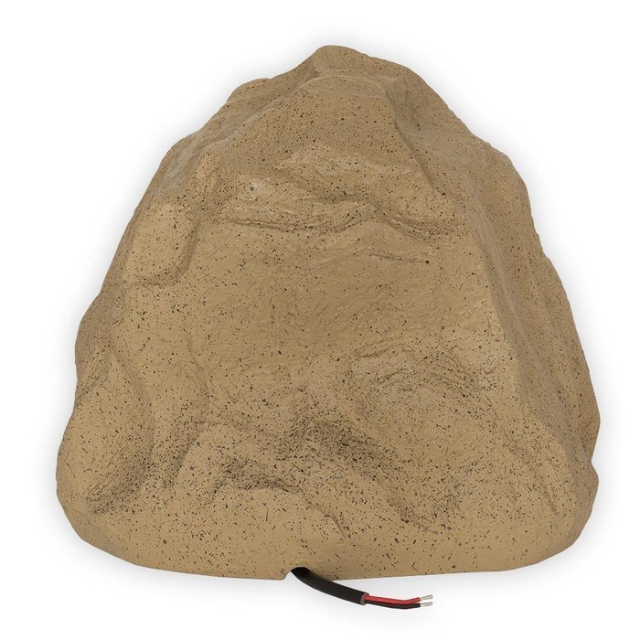 Theater Solutions 4R6S Outdoor Sandstone 6.5" Rock 4 Speaker Set with Wire for Yard Pool Spa Patio Garden N3