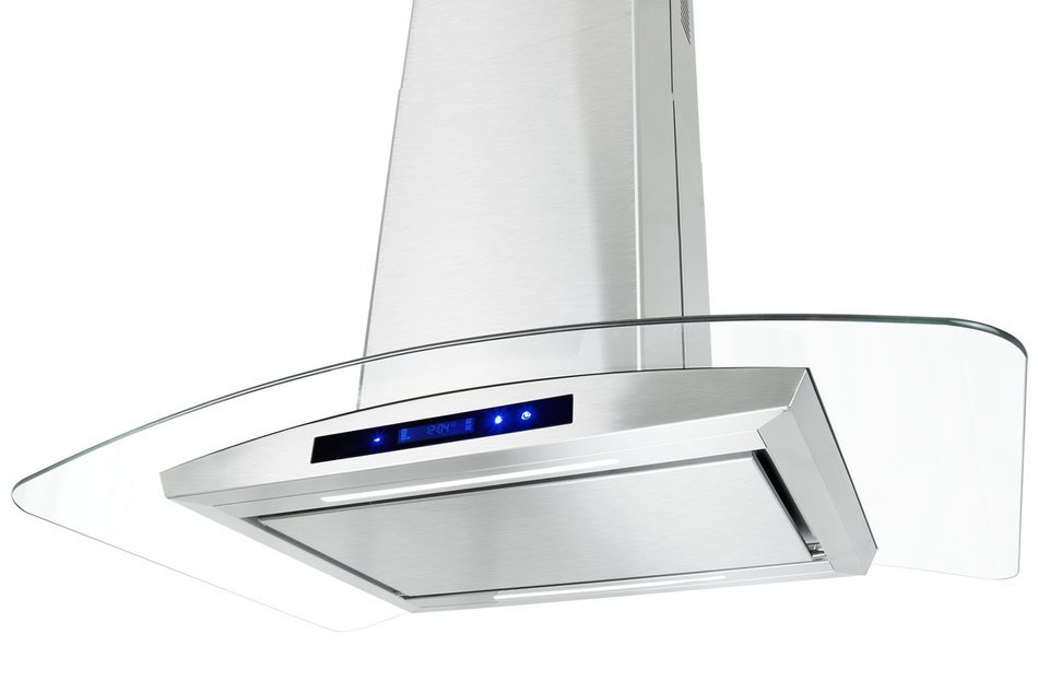 FIREBIRD New 30" European Style island Mount Stainless Steel Range Hood Vent W/Touch Button Control FBGV-P5009-30 N5