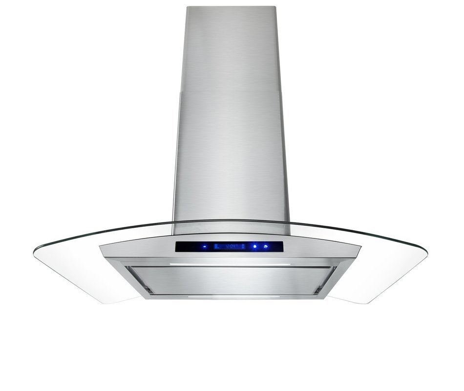 FIREBIRD New 30" European Style island Mount Stainless Steel Range Hood Vent W/Touch Button Control FBGV-P5009-30 N6