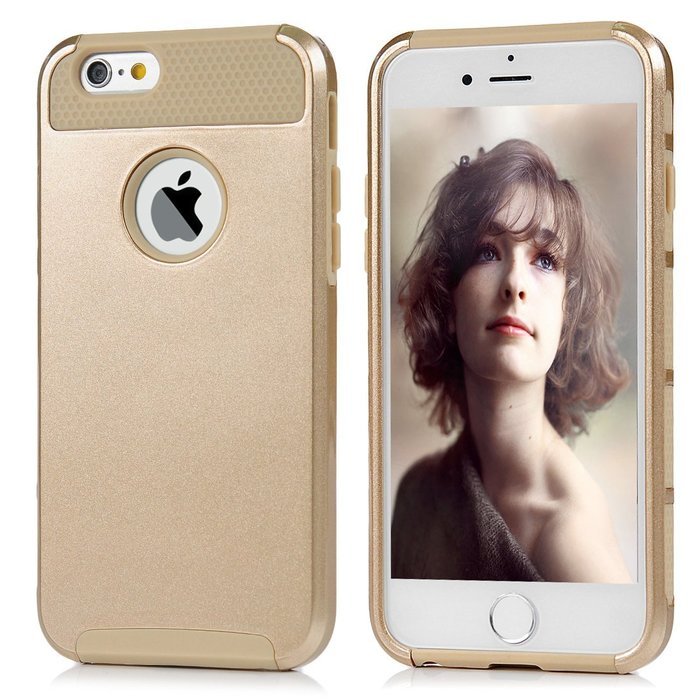 iPhone 6 Case, iPhone 6S Case (4.7"), YOKIRIN 2 in 1 Hybrid Heavy Duty Dual Layer Hard PC Back Soft TPU Bumper... N16