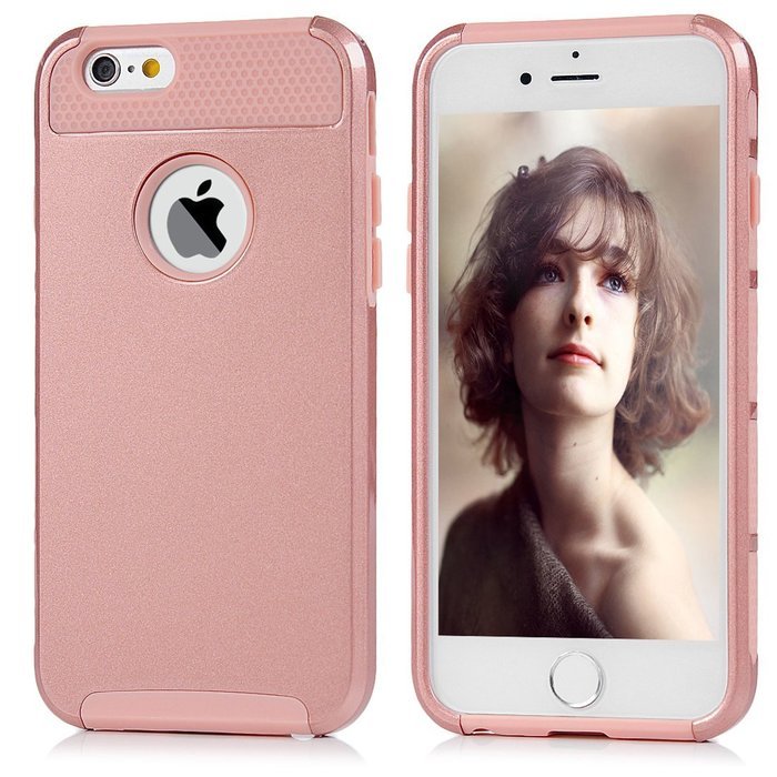 iPhone 6 Case, iPhone 6S Case (4.7"), YOKIRIN 2 in 1 Hybrid Heavy Duty Dual Layer Hard PC Back Soft TPU Bumper... N19