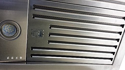 30"W, 7"H European Style Under Cabinet Stainless Steel Range Hood w/Touch Screen N5
