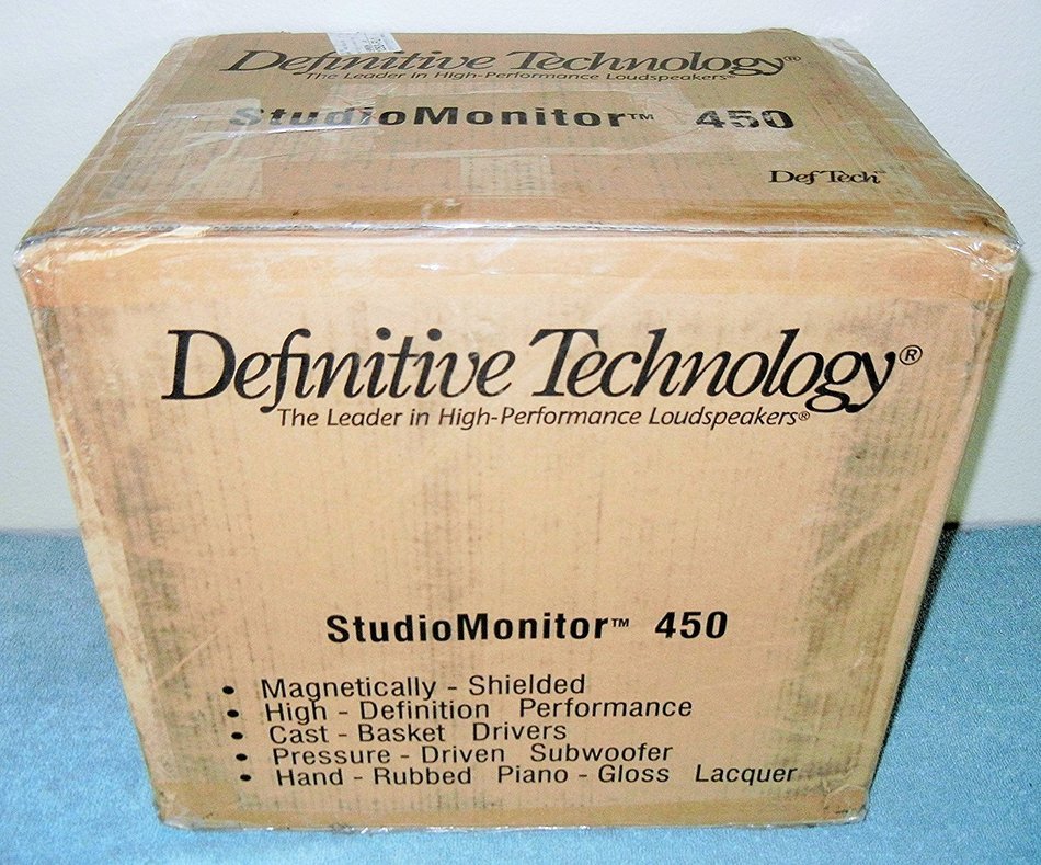 Definitive Technology StudioMonitor 450 Speakers (Pair, Black) (Discontinued by Manufacturer) N4
