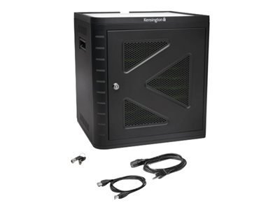 Kensington K67862AM Charge & Sync Cabinet, Universal Tablet - Cabinet unit for 10 tablets...