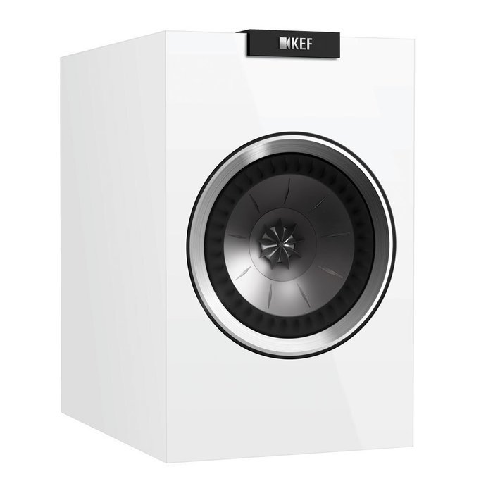 KEF R100 Bookshelf Loudspeaker - High Gloss Piano Black (Pair) N4