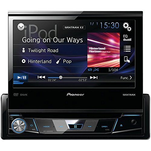 PIONEER AVH-X6800DVD 7" Single-DIN In-Dash DVD Receiver with Flip-out Display, Spotify(R)...