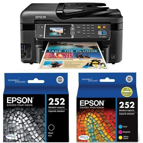 Epson Workforce Wf 3620 Wifi Direct All In One Color Inkjet Printer Copier Scanner N2 Free 8193