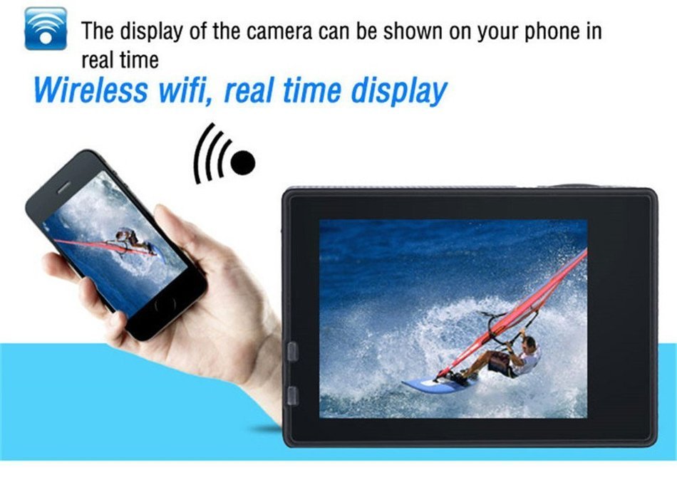 Boblov Dual Screen Ultra HD 4K Sports Action Camera 1080P Waterproof Underwater Camcorder 170&deg; Wide Angle 12MP... N3
