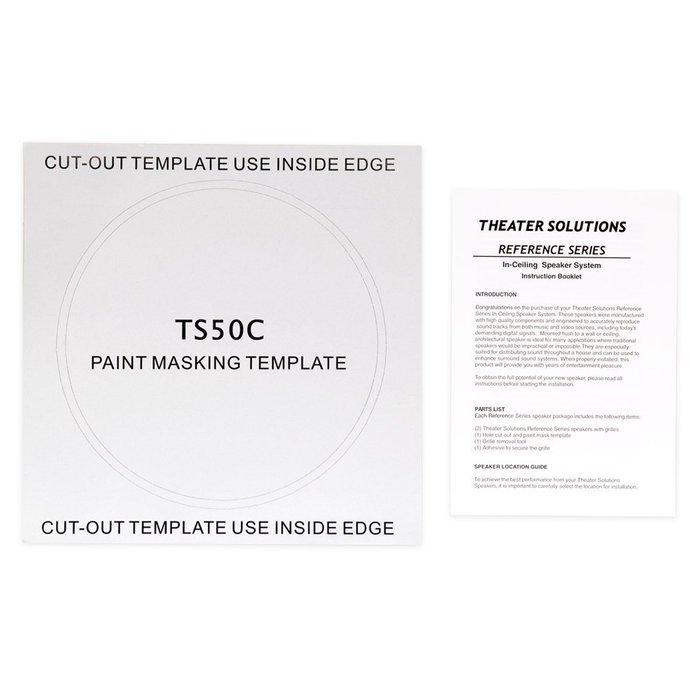 Theater Solutions TS50C In Ceiling Speakers Surround Sound Home Theater 9 Pair Pack N4