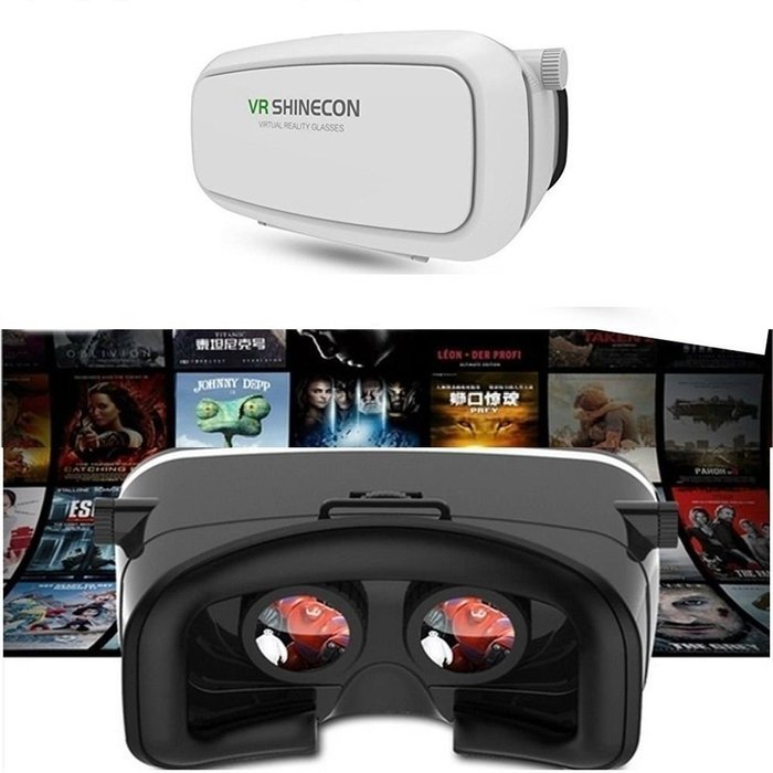 Next SainSonic VR SHINECON Virtual Reality Headset 3D VR Glasses for Android & Apple Smartphones within 6 Inch... N2