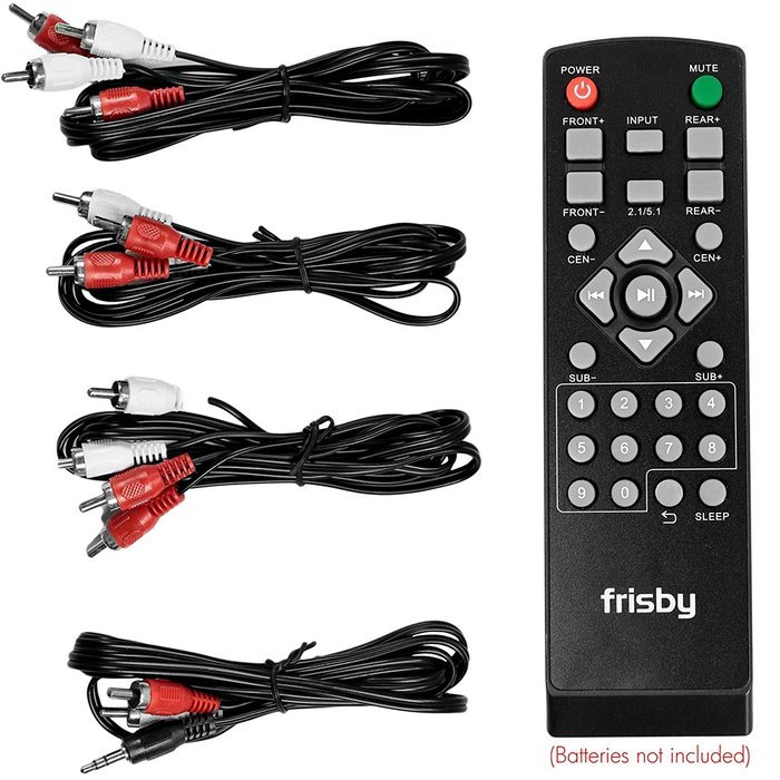 Frisby FS-5060BT 5.1 Surround Sound Home Theater Speakers System with Bluetooth USB/SD and Remote N7