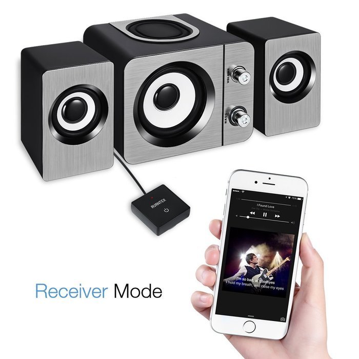AVANTEK Bluetooth Portable 2-In-1 Wireless Stereo Transmitter and Audio Receiver N2