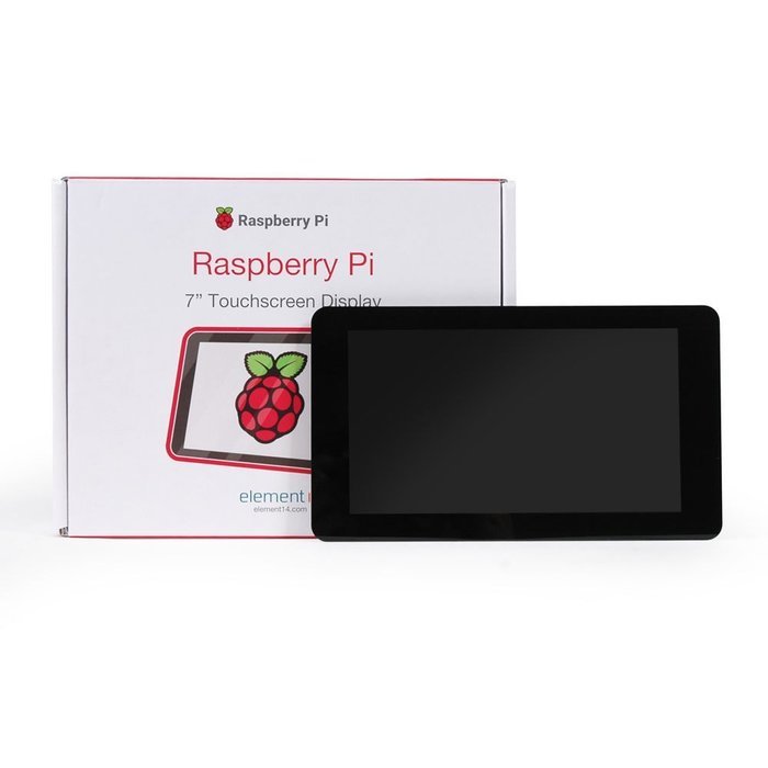 Official Raspberry Pi 7" Touchscreen w/ Pimoroni Black LCD Stand
