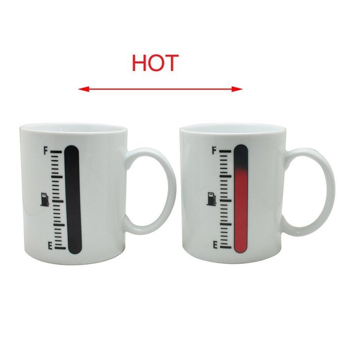 MuLuo Tank Up Mug Magic Temperature Sensor Coffee Cup Thermometer Mug Gift N2