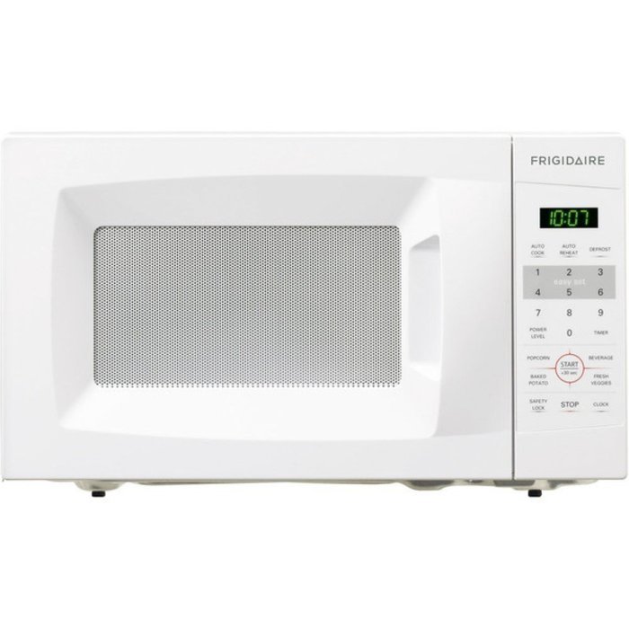 Frigidaire 0.7 Cu. Ft. 700W Countertop Microwave, White