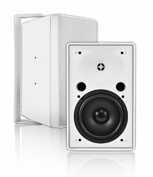 OSD Audio AP850 8-inch 2 Way 8 Ohm Indoor or Outdoor Patio Speaker Pair, White