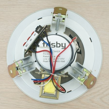 2 Sets Frisby 6" 3-Way Home Theater In-Wall Ceiling Speakers N5