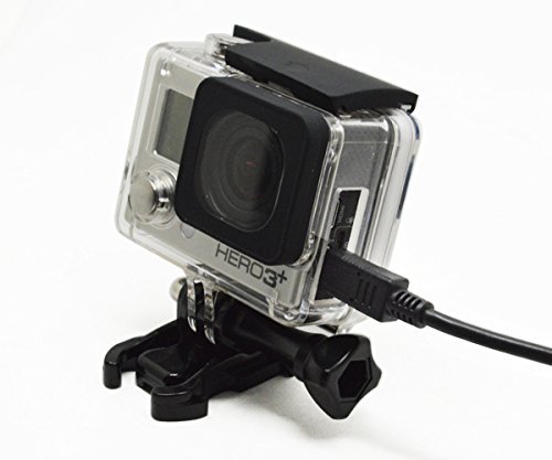ProGear Clear Waterproof Housing With Side Hole And Backdoor Hole For GoPro Hero 3+