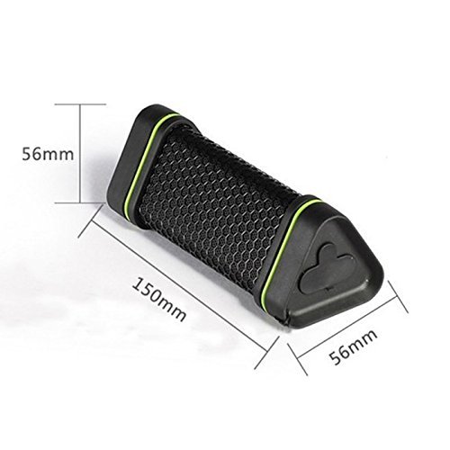 EARSON Outdoor Waterproof Shockproof Wireless Bluetooth Speaker For ipod iphone (black) N4