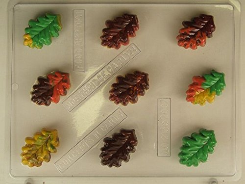 Small Oak Leaf Bite Size Pieces AO213 All Occasion Chocolate Candy Mold