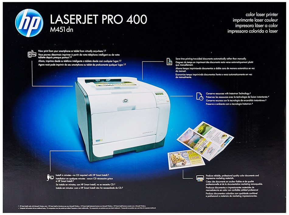 HP Laserjet Pro M451dn Color Printer (Discontinued By Manufacturer)