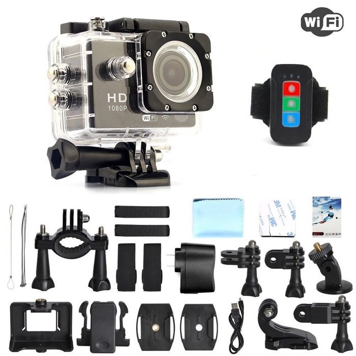 Legazone&reg; Action Camera Diving 30M 2" LCD 12MP 1080P Full HD 170&deg;Wide Angle Lens Waterproof Camera Underwater...