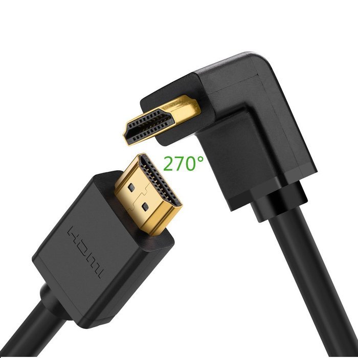 Right Angle HDMI Cable, Ugreen HDMI 1.4 High Speed 90 Degree HDMI Cable with Ethernet Supports 4K2K Resolution... N29