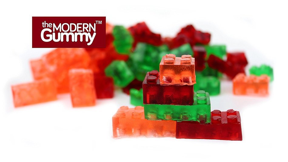 New STACKING 50 Cavity Building Block Candy Mold + Base Plate Style LID + Figure Mold + Dropper + Recipe PDF by...