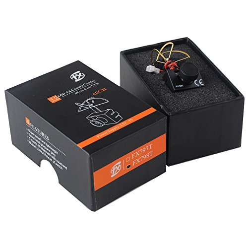 Micro AIO 600TVL Camera 40CH 5.8G 25mW Transmitter with Clover Antenna Combo for FPV Drone