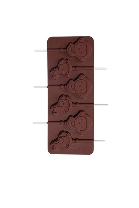 Juvale Silicone Heart Butterfly Chocolate Lollipop Sucker Mold Set Hard Candy Heat Resistant Includes 100 Lollipop... N2