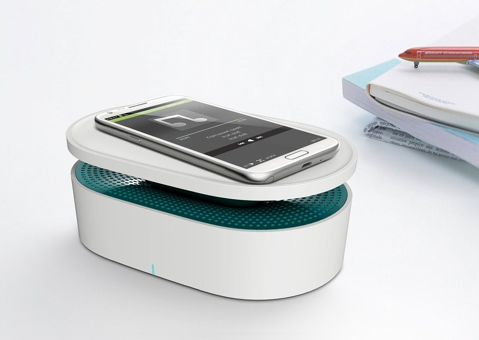 BENTO Close Contact Induction Stereo Speaker Magnetic Induction Wireless Stereo Speaker Compatible with Android... N4