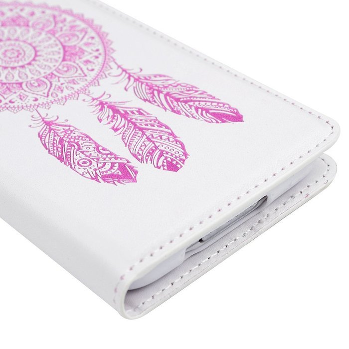 Galaxy S5 Case, YOKIRIN Printed Dream Catcher & Campanula Design [Wrist Strap] Flip Folio... N6