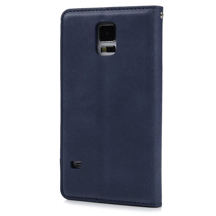 Galaxy S5 Case, YOKIRIN Printed Dream Catcher & Campanula Design [Wrist Strap] Flip Folio... N9