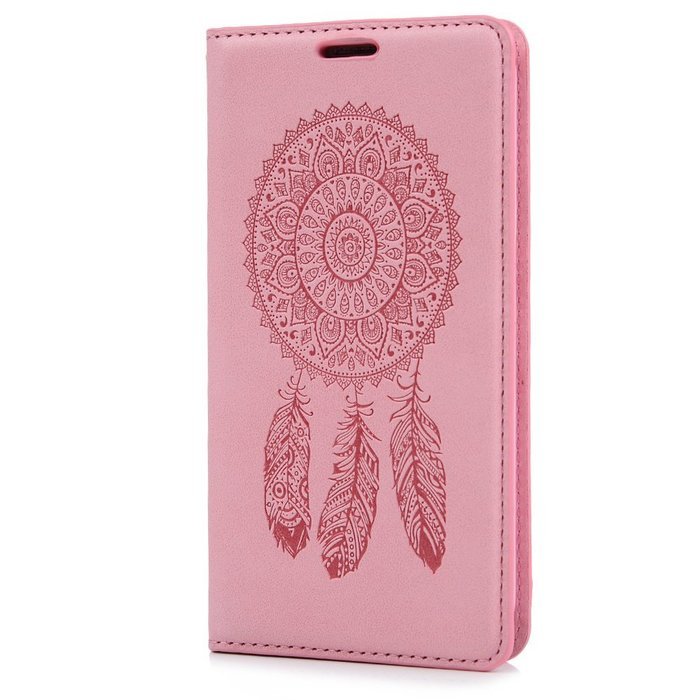 Galaxy S5 Case, YOKIRIN Printed Dream Catcher & Campanula Design [Wrist Strap] Flip Folio... N11