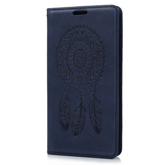 Galaxy S5 Case, YOKIRIN Printed Dream Catcher & Campanula Design [Wrist Strap] Flip Folio... N15