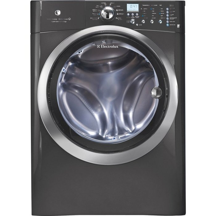 Electrolux EIFLS60LT IQ-Touch 4.33 Cu. Ft. Titanium Stackable With Steam Cycle Front Load Washer - Energy Star