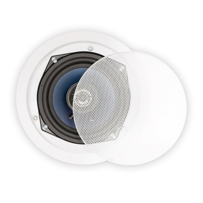 Blue Octave Home LC52 Round In-Ceiling Speakers (White) N4