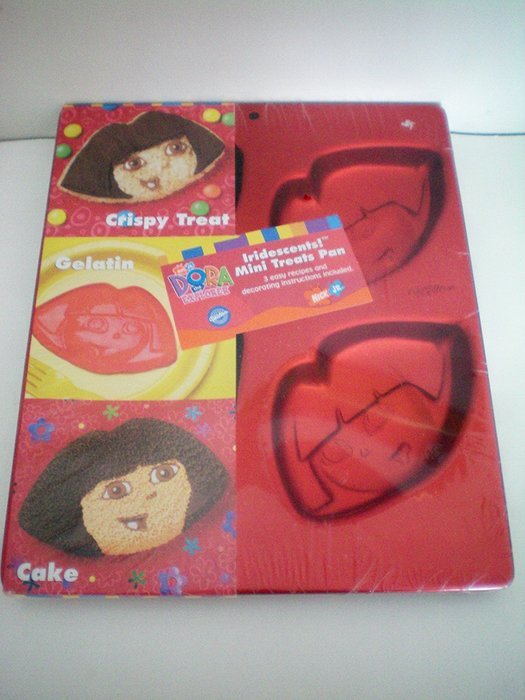 Wilton Iridescents Mini Treats Pan w/ 3 easy recipes and decorating instructions included -- Nick Jr. Dora the...