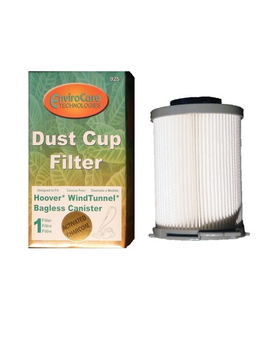 (2) Hoover Bagless WindTunnel Canister Pleated HEPA Vacuum Filter, Windtunnel Vacuum Cleaners, 59134033, HR-1845...