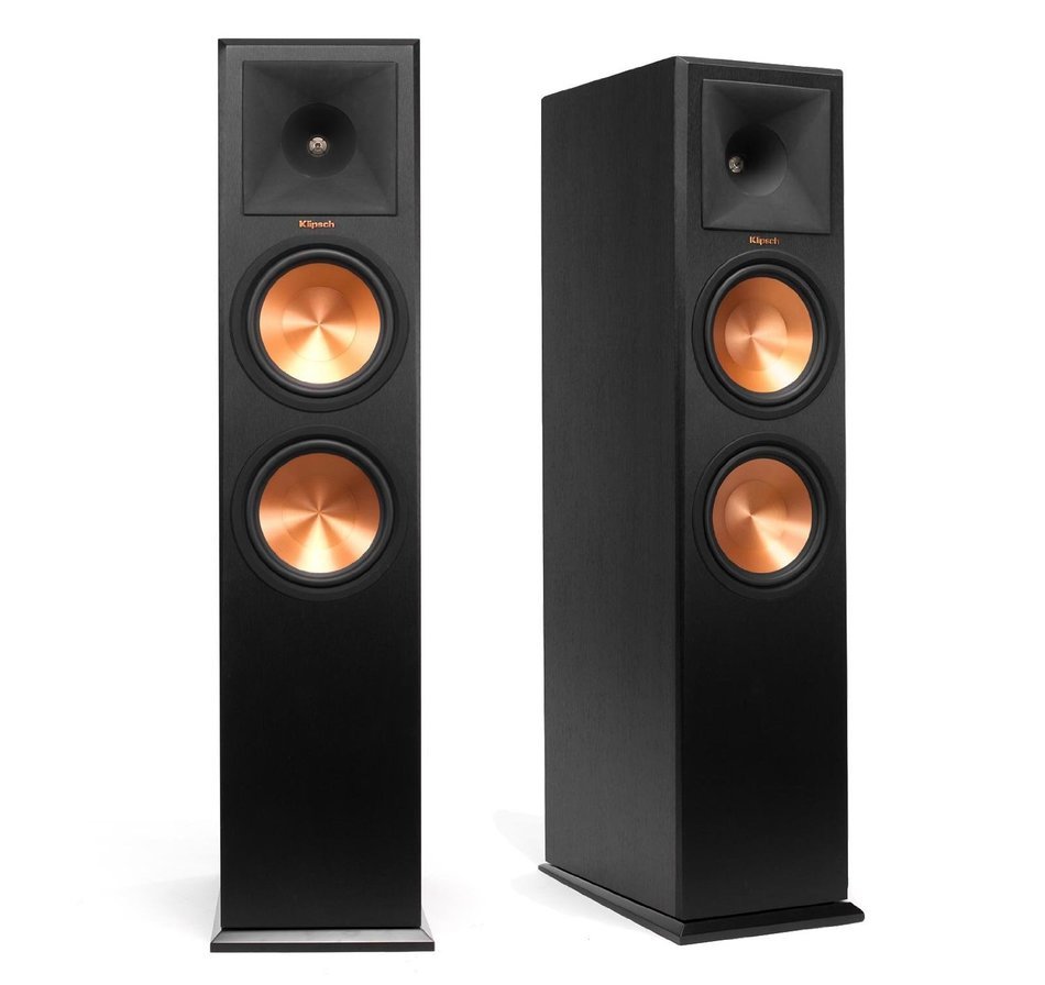 Klipsch Reference RP-280F Premiere Surround Floorstanding Home Speaker, 1 Piece, Ebony N6