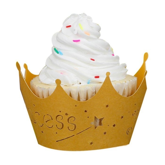 DZT1968(TM)50pcs 'Princess' Little Lace Wrapper Cupcake Wrapper Liner Baking Cup Muffin Case Trays Wedding Birthday... N2